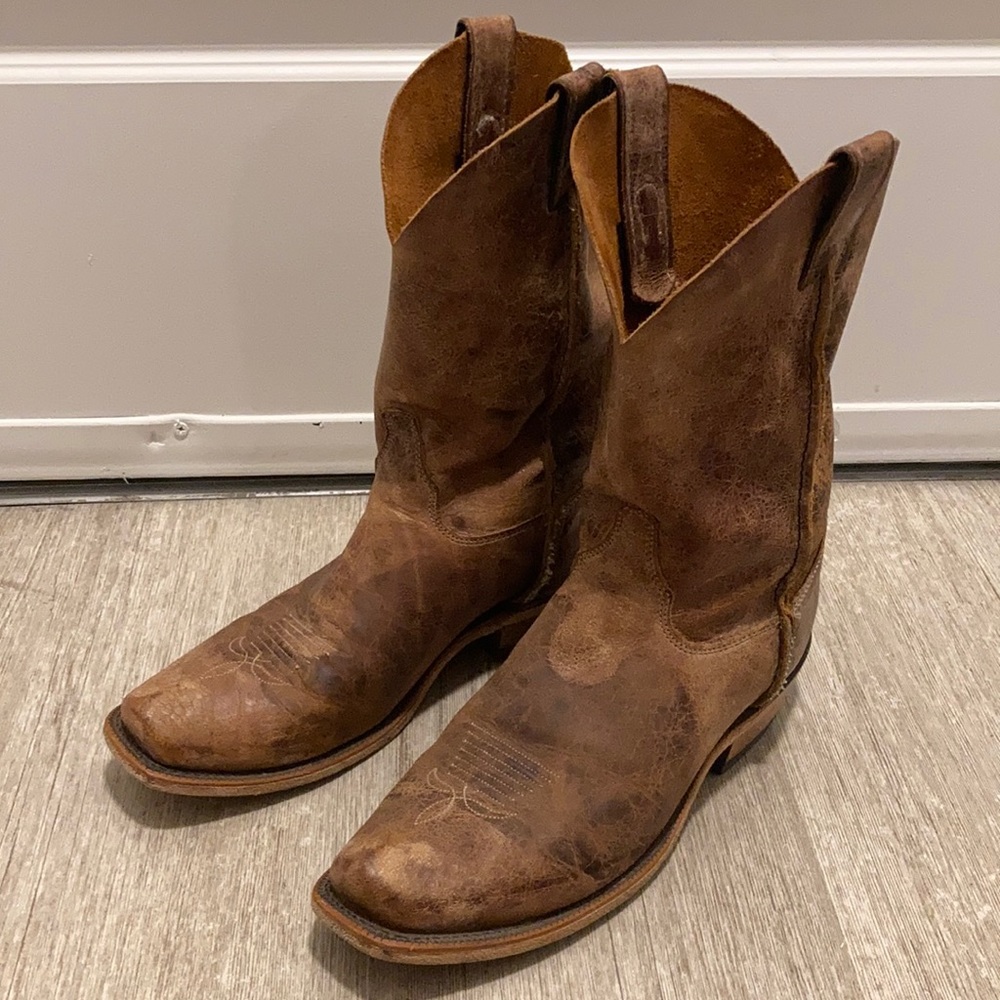 Justin Boots Shawnee Bent Rail, Brown, Size 10D